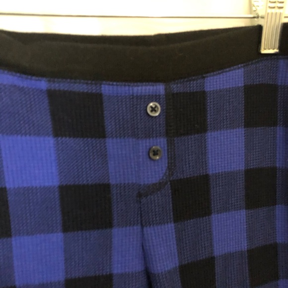 Old Navy Buffalo Plaid Pajama Pants Blue Black Sm - Picture 3 of 5